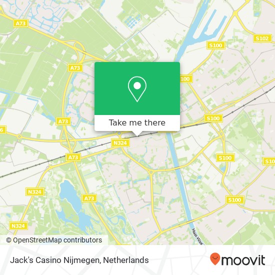 Jack's Casino Nijmegen map