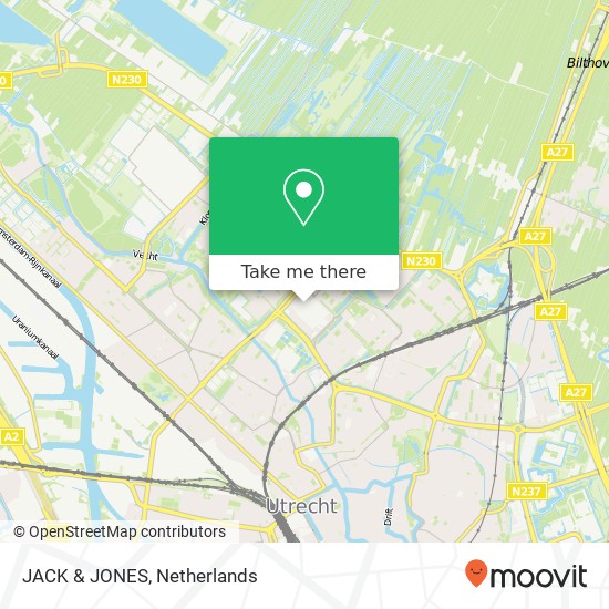 JACK & JONES map