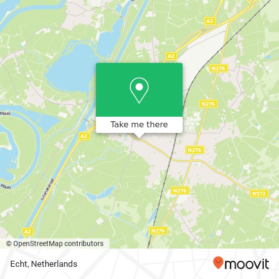 Echt map