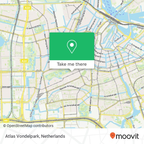 Atlas Vondelpark map