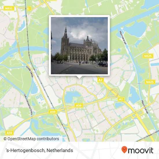 's-Hertogenbosch Karte