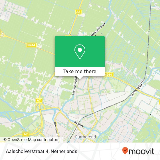 Aalscholverstraat 4 map