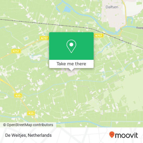 De Weitjes map