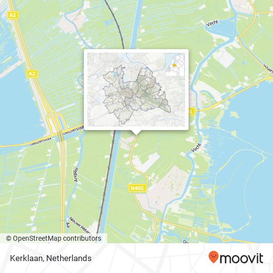 Kerklaan map