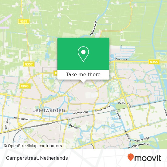 Camperstraat map