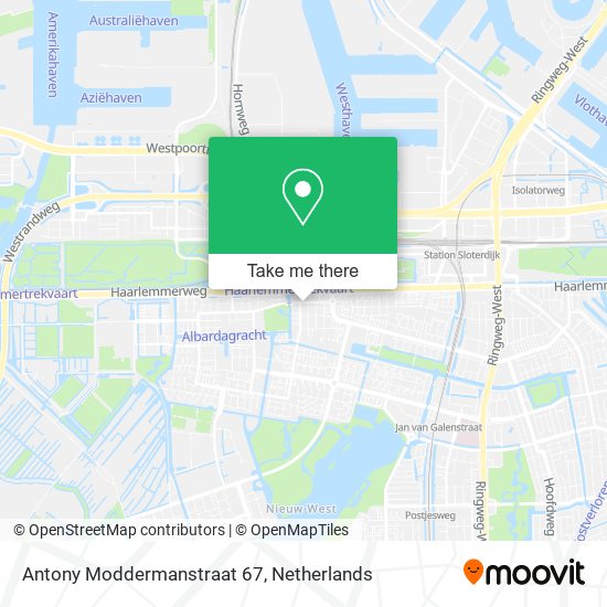 Antony Moddermanstraat 67 map