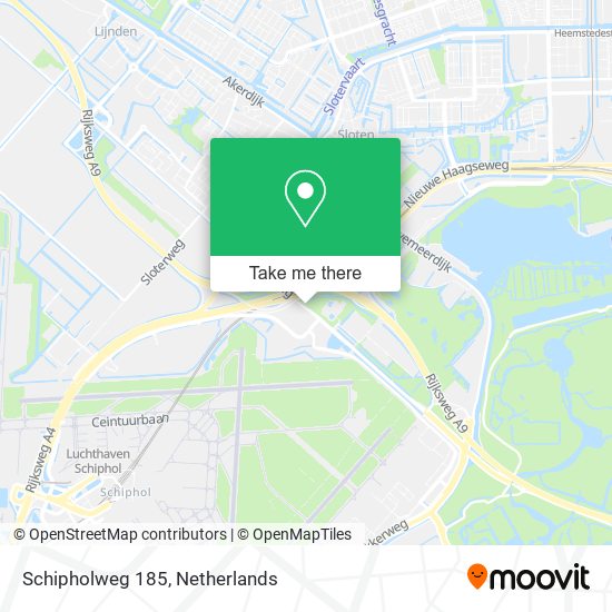 Schipholweg 185 map