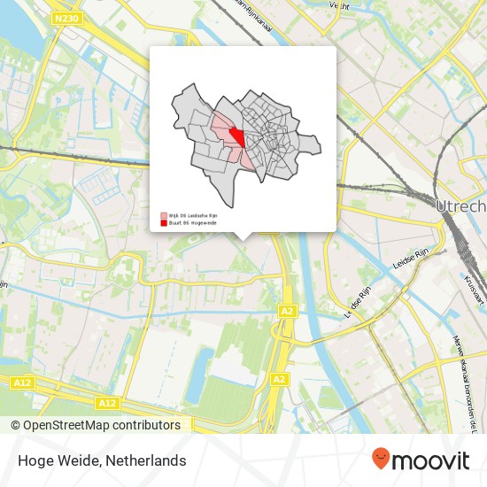 Hoge Weide map