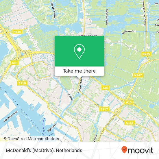 McDonald's (McDrive) map