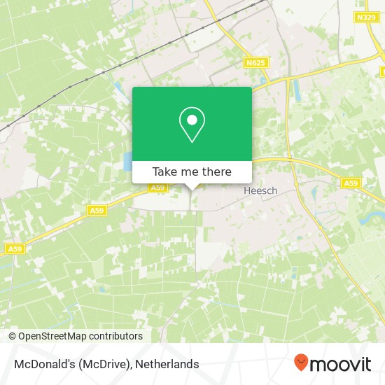 McDonald's (McDrive) Karte