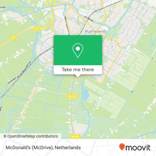 McDonald's (McDrive) Karte