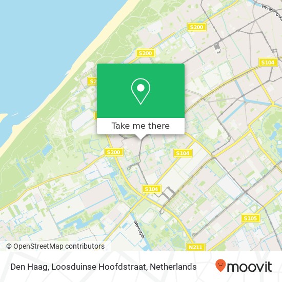 Den Haag, Loosduinse Hoofdstraat map