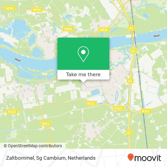 Zaltbommel, Sg Cambium map
