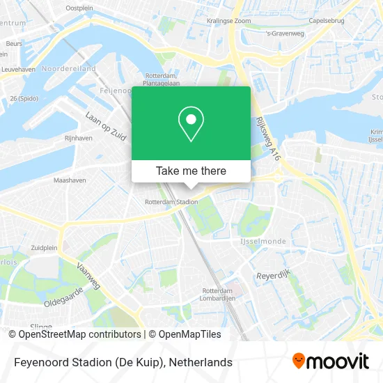 Feyenoord Stadion (De Kuip) map