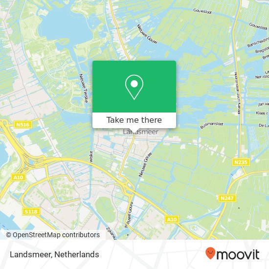 Landsmeer Karte