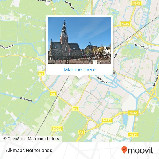 Alkmaar map