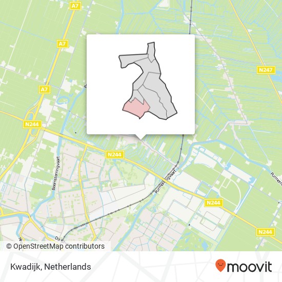 Kwadijk map