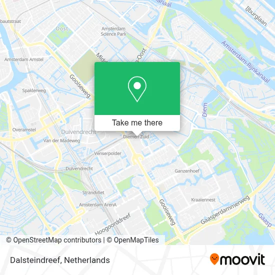 Dalsteindreef map
