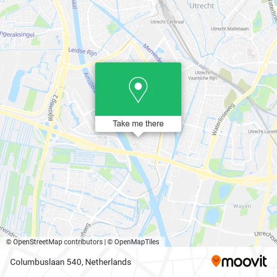 Columbuslaan 540 map