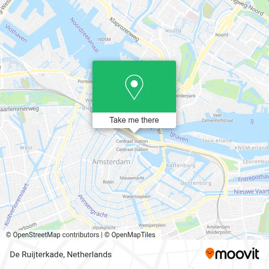 De Ruijterkade map