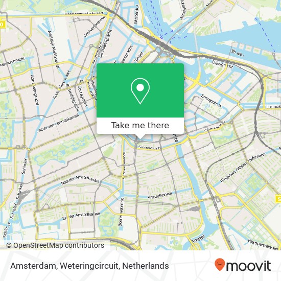 Amsterdam, Weteringcircuit map