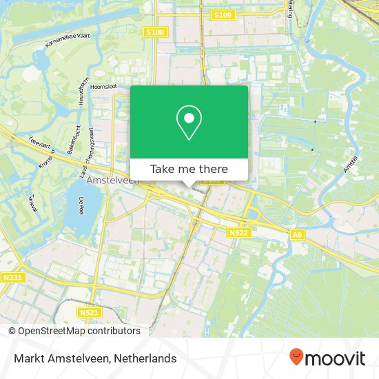 Markt Amstelveen Karte