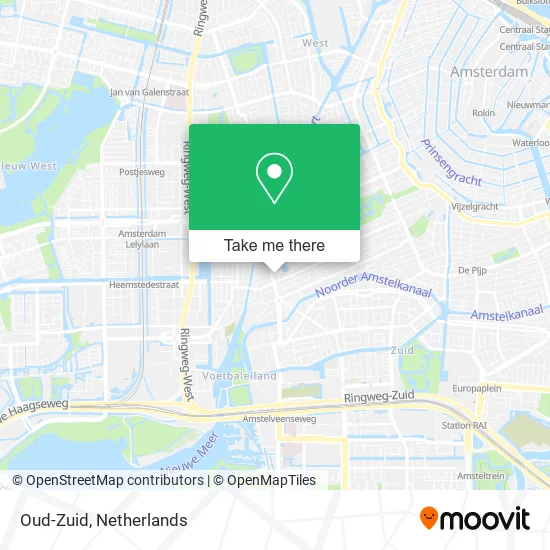 Oud-Zuid map