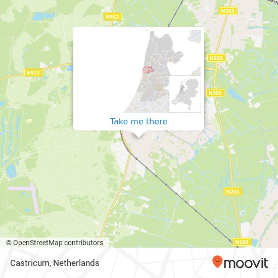 Castricum map