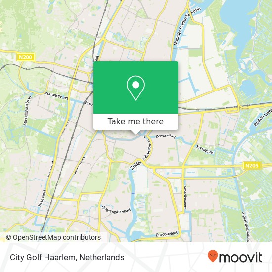 City Golf Haarlem map
