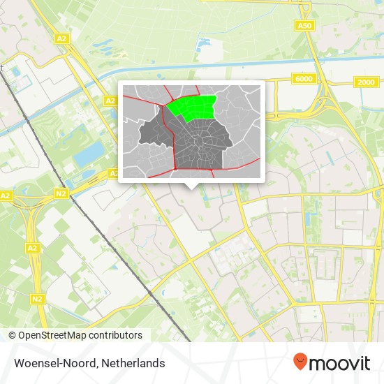 Woensel-Noord Karte