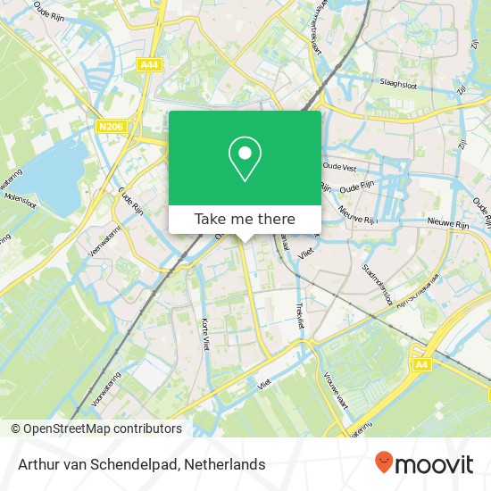 Arthur van Schendelpad map