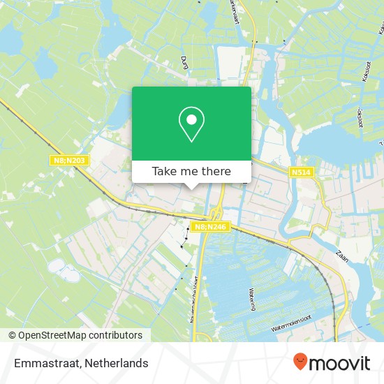 Emmastraat map