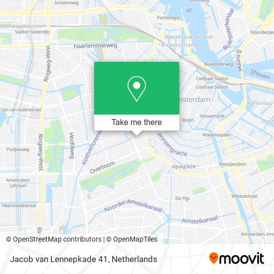 Jacob van Lennepkade 41 map