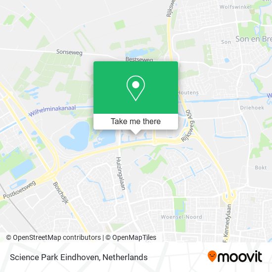 Science Park Eindhoven Karte