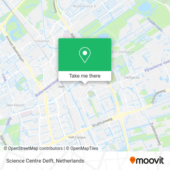 Science Centre Delft map