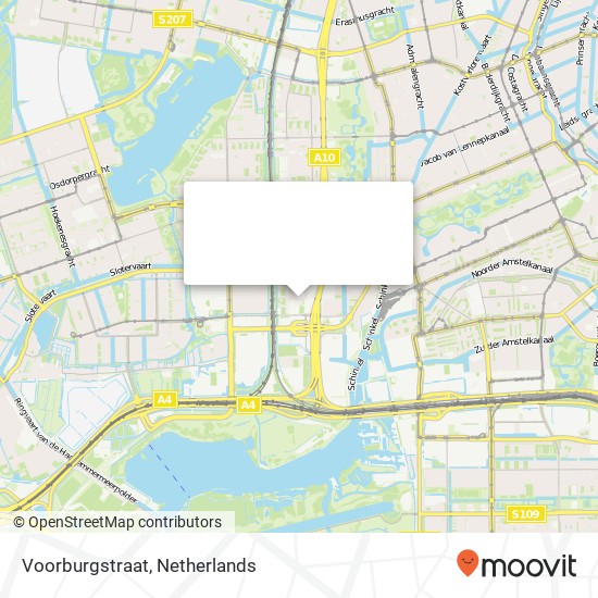 Voorburgstraat map