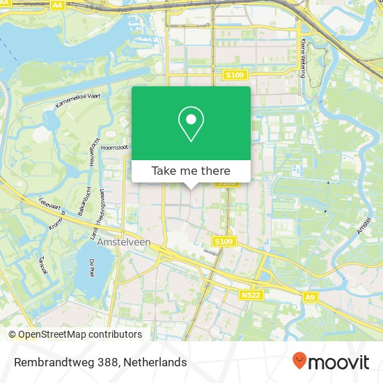 Rembrandtweg 388 map