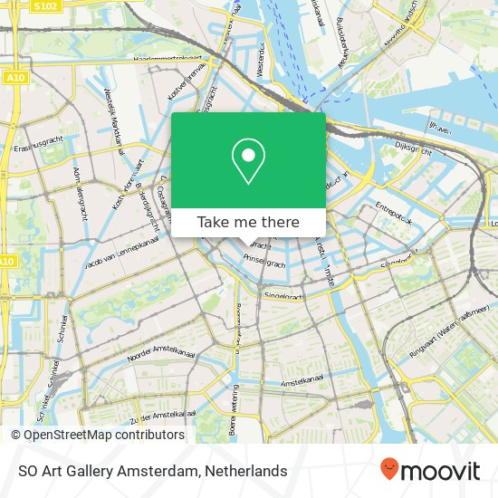 SO Art Gallery Amsterdam map