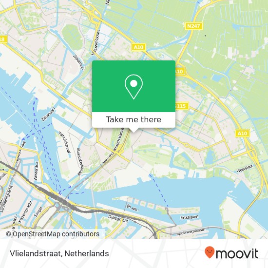 Vlielandstraat map