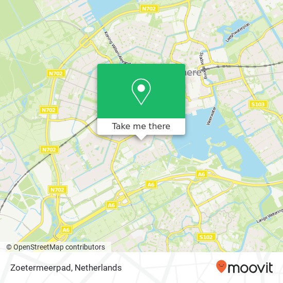 Zoetermeerpad Karte