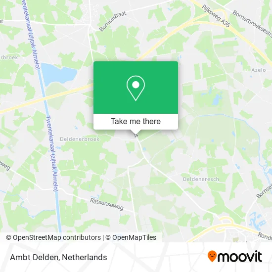 Ambt Delden Karte