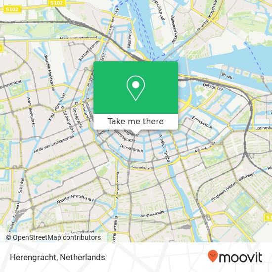 Herengracht map