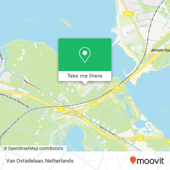 Van Ostadelaan map