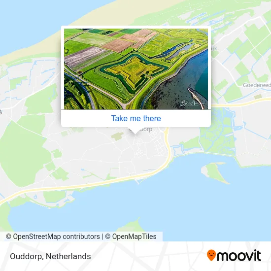 Ouddorp map