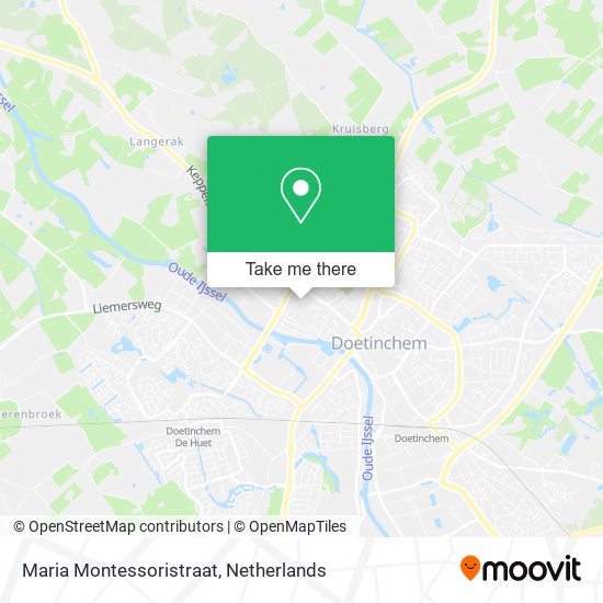 Maria Montessoristraat Karte