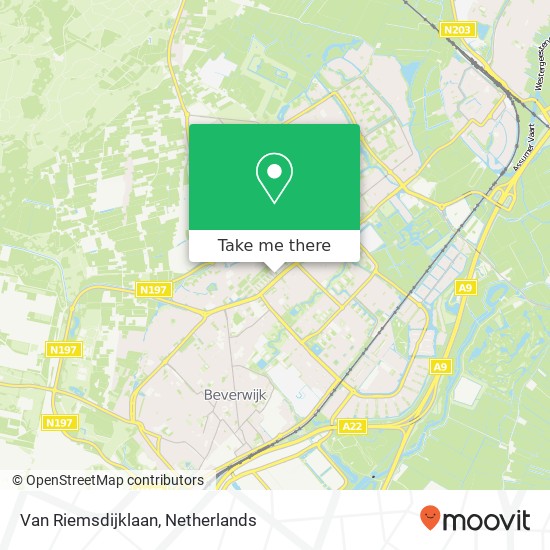 Van Riemsdijklaan map