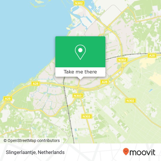 Slingerlaantje map