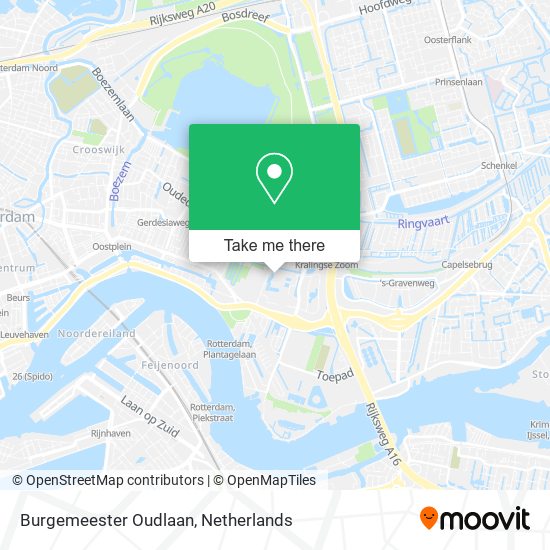 Burgemeester Oudlaan map