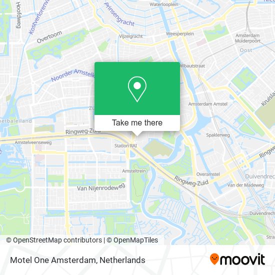 Motel One Amsterdam Karte