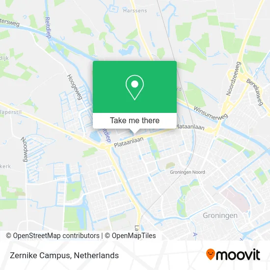 Zernike Campus map